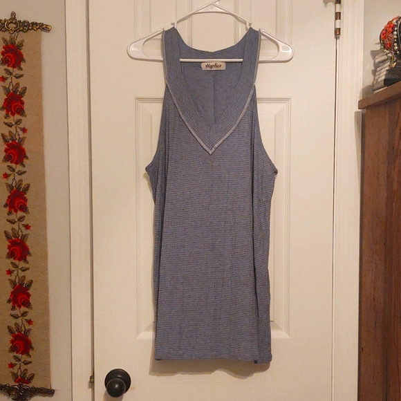 Haptic sleeveless textured tank steely blue, size 2x New, no tags - Picture 1 of 7